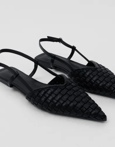 Pointy Braided Slingback 3