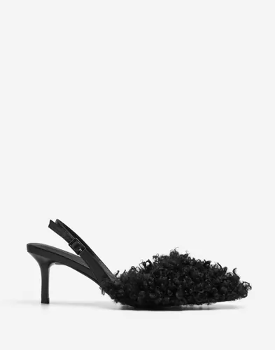 Faux Fur Slingback