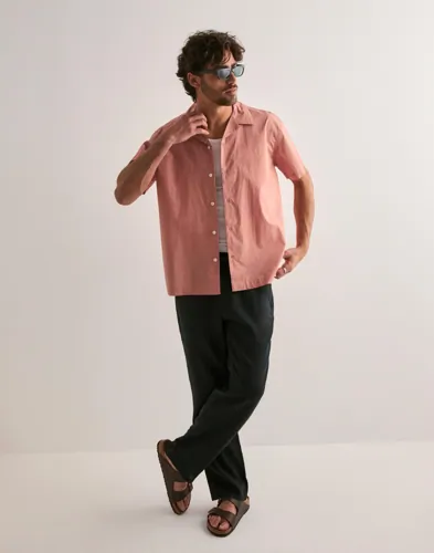 Selected Men Slhrlxreid Ss Shirt Kortärmade skjortor herr – bild 2