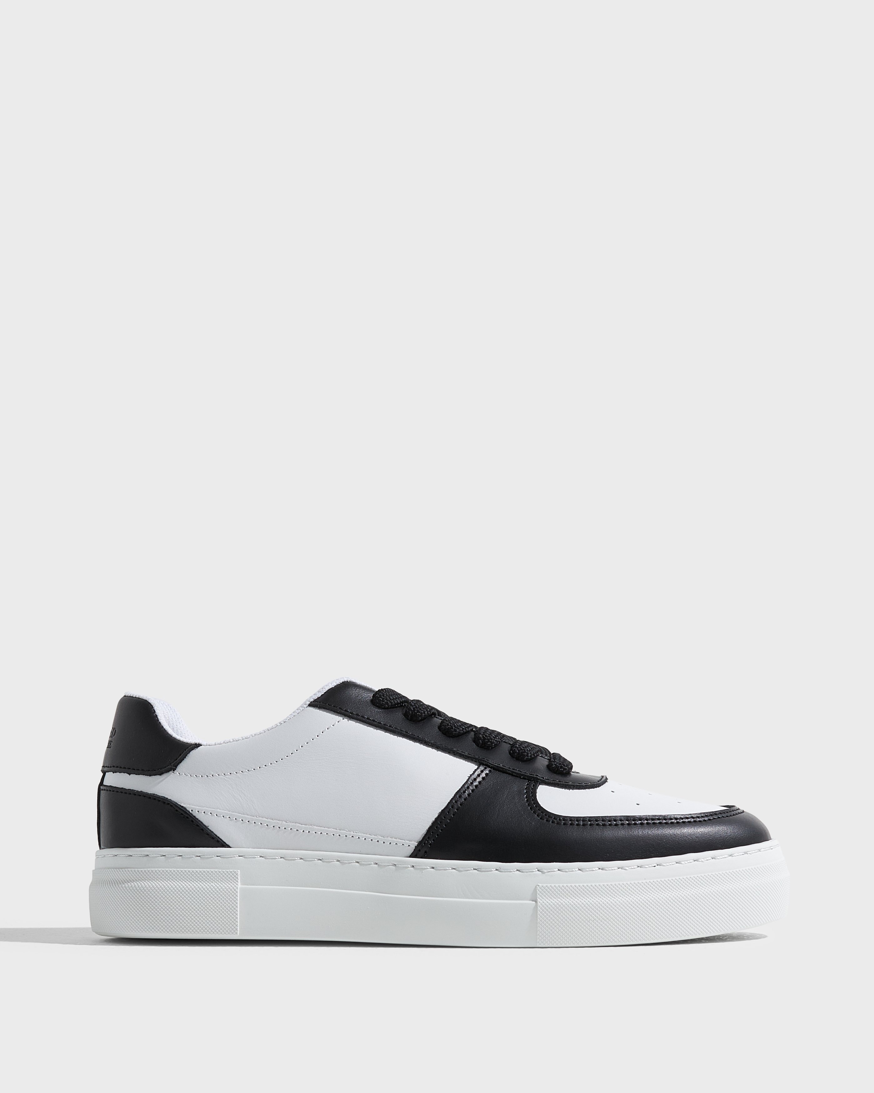 Selected Homme Slhharald Leather Sneaker Lave sneakers Sort