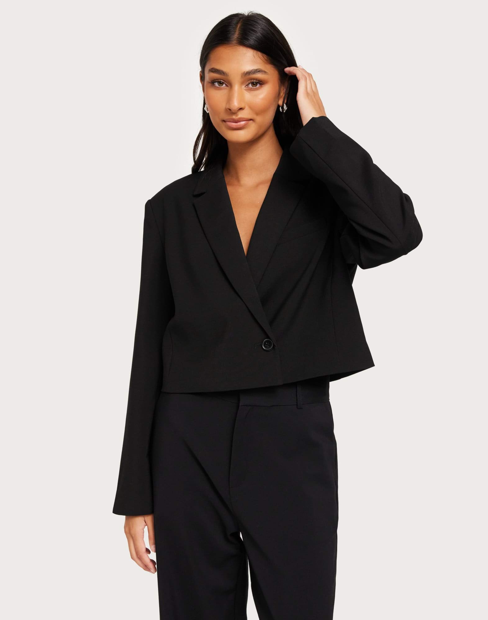 Boxy Cropped Blazer