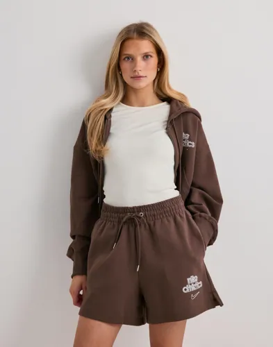 Nike - Brun - W Nk Flc Bf Shrt Gls