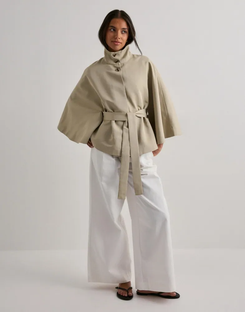 PIECES Pcberit Cape Jacket W. Belt kappor & rockar dam – bild 3