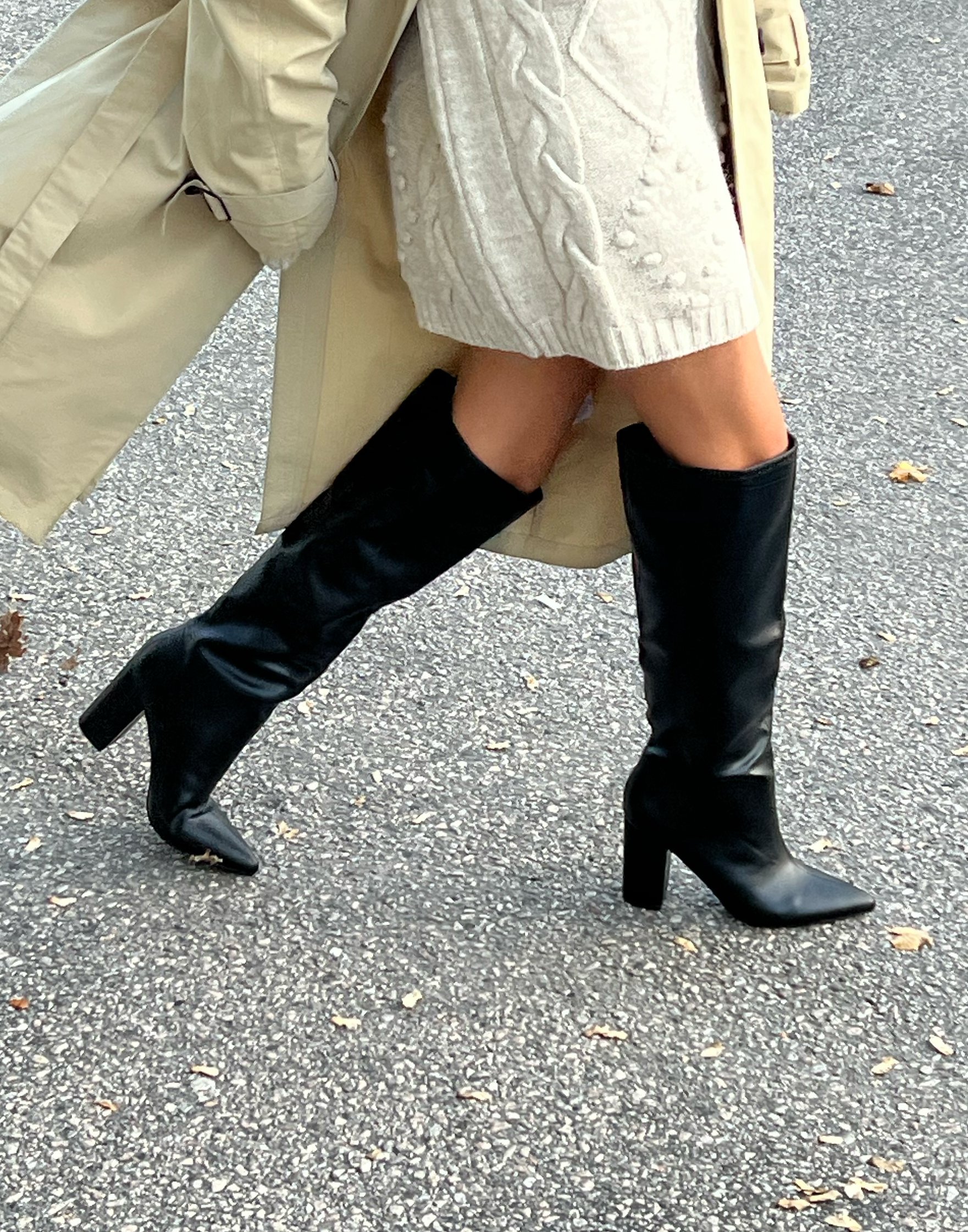 Wide Knee High Boot