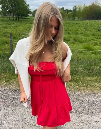 Nelly - Röd - Summer Breeze Short Dress