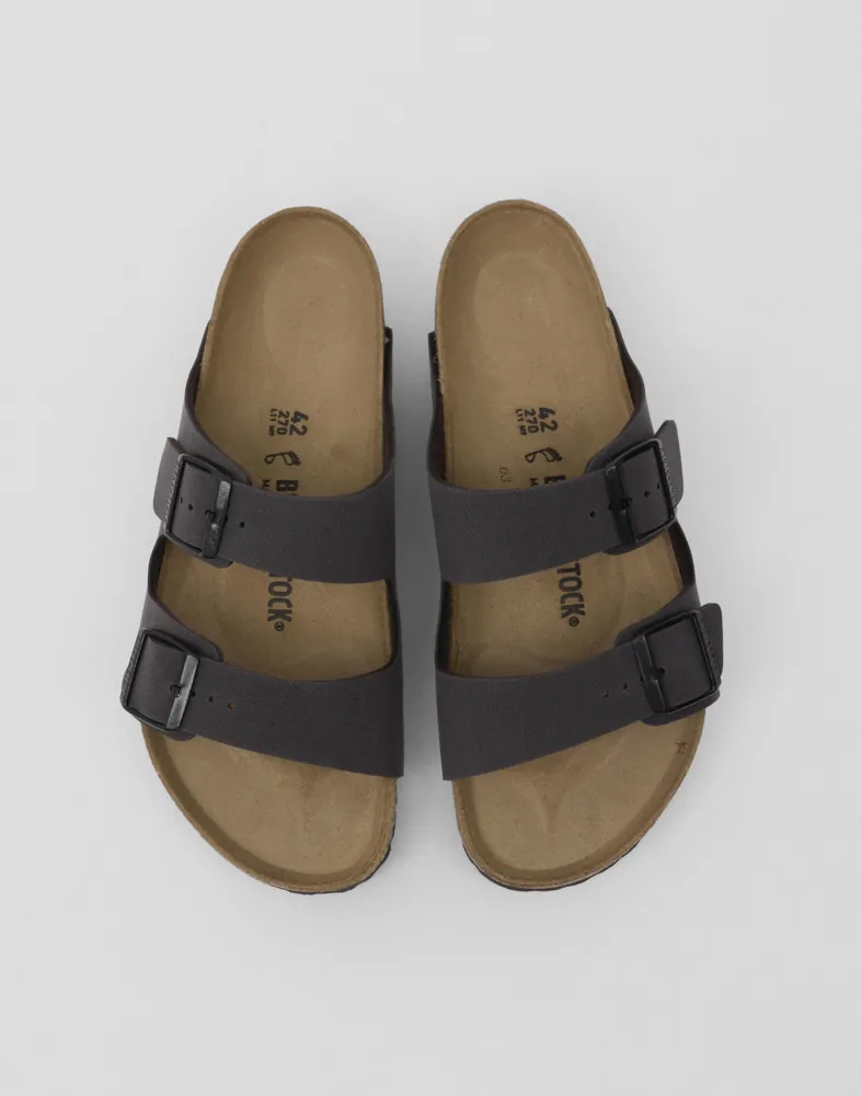 Birkenstock Arizona Bfbc Velvet Gray/BLACK Tofflor herr – bild 2