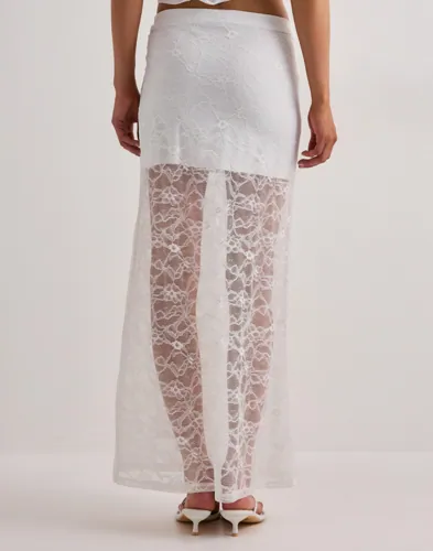 Nelly Lace Maxi Skirt maxikjolar dam – bild 3
