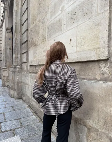 Nelly Back Tied Shirt skjortor dam – bild 2