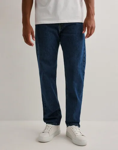 Jack & Jones jeans i blått med loose fit och femficksmodell