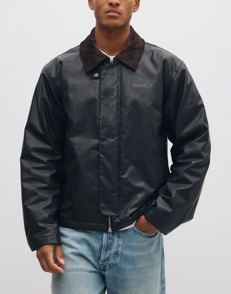 Woodbird Wbping Waxed Short Jacket Vårjackor herr – bild 2