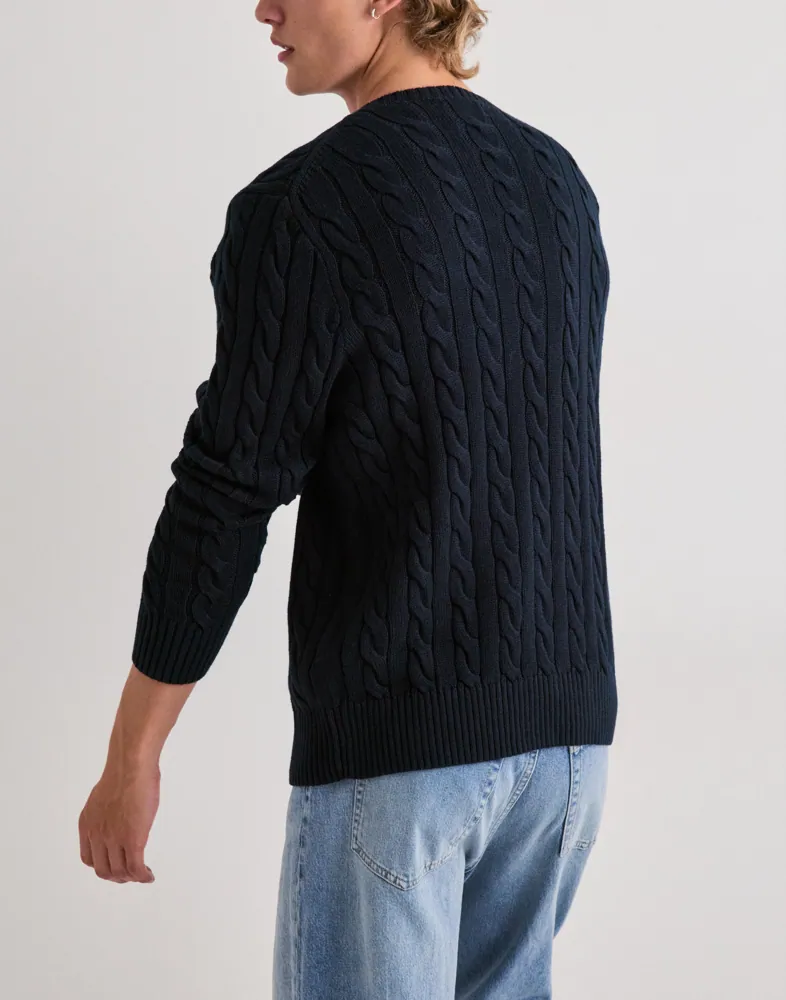 Polo Ralph Lauren Ls Driver Cn-long Sleeve-pullo Stickade tröjor herr – bild 3