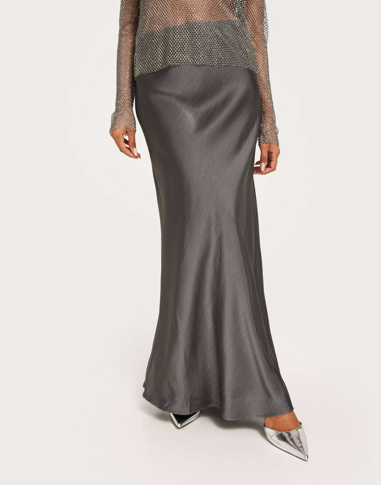 Vicky Heavy Sateen Skirt