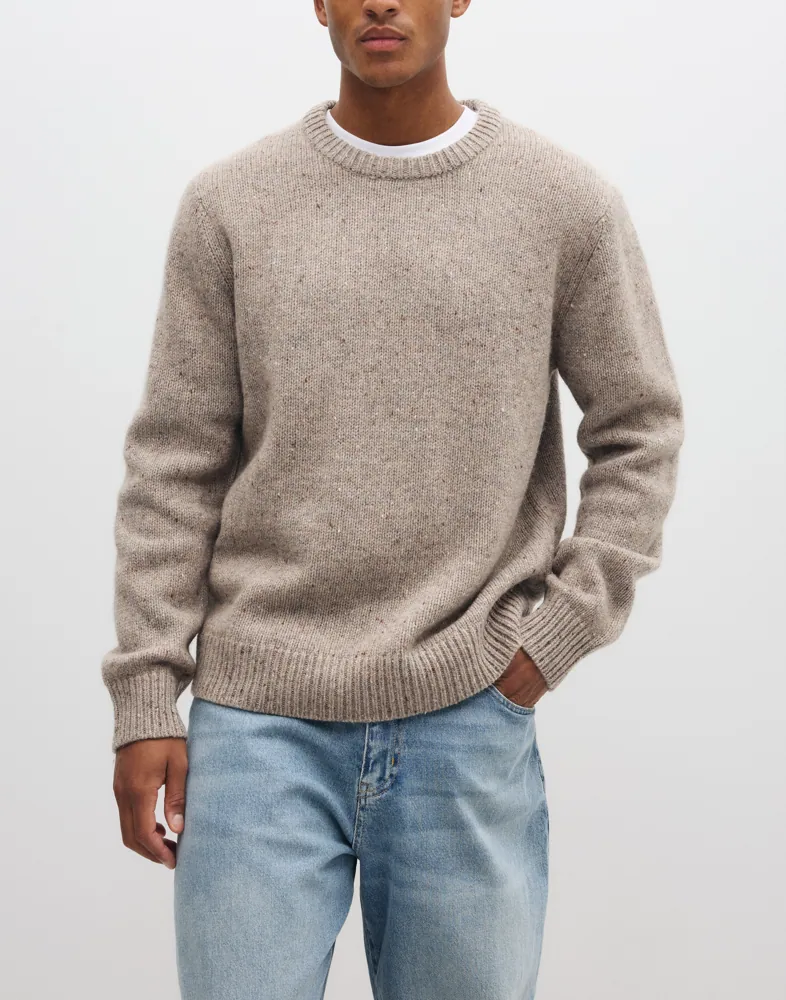 Selected Men Slhcody Ls Knit Relaxed Crew Neck N Sweatshirts tröjor herr – bild 2