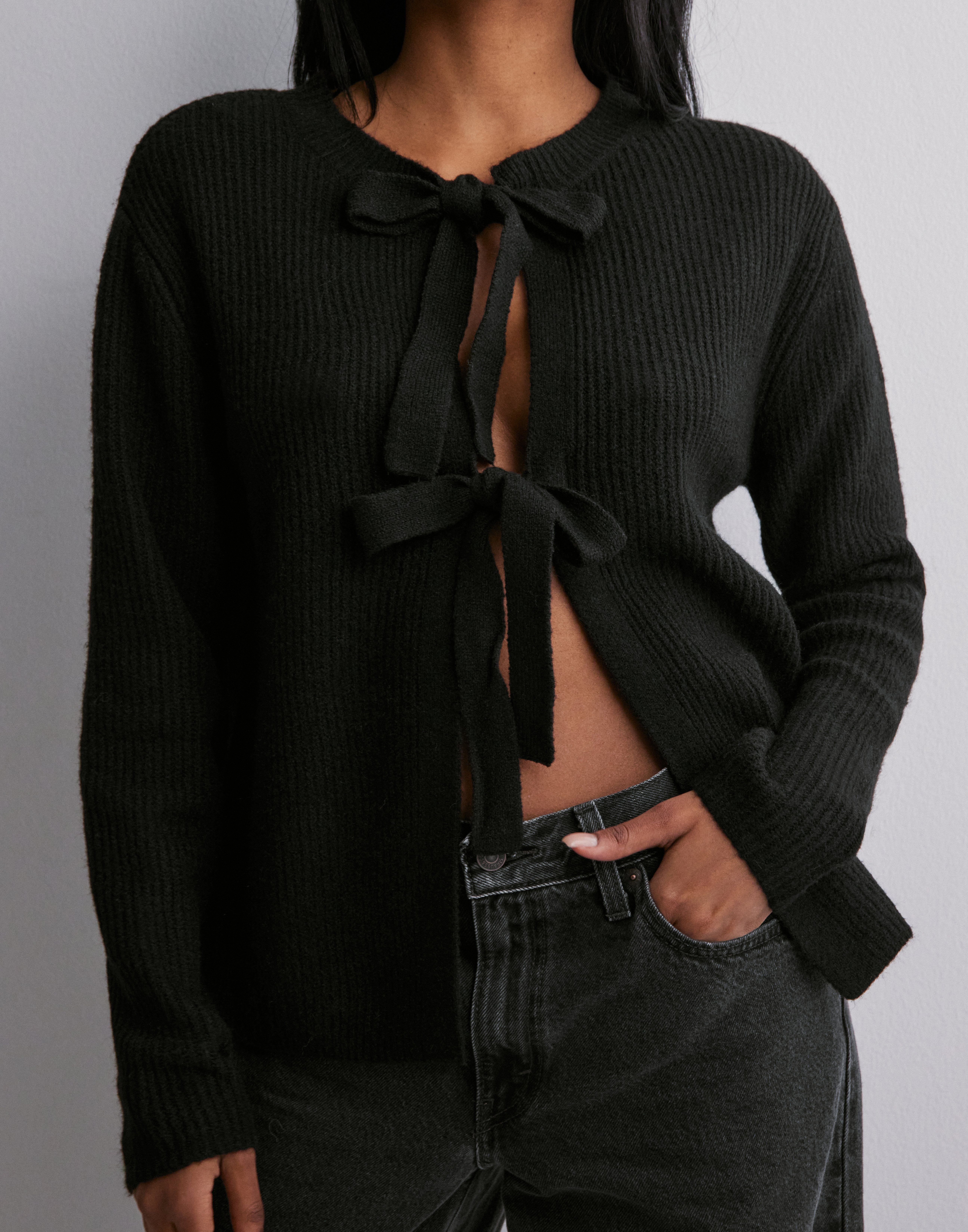 Reversible Tie Knit Top
