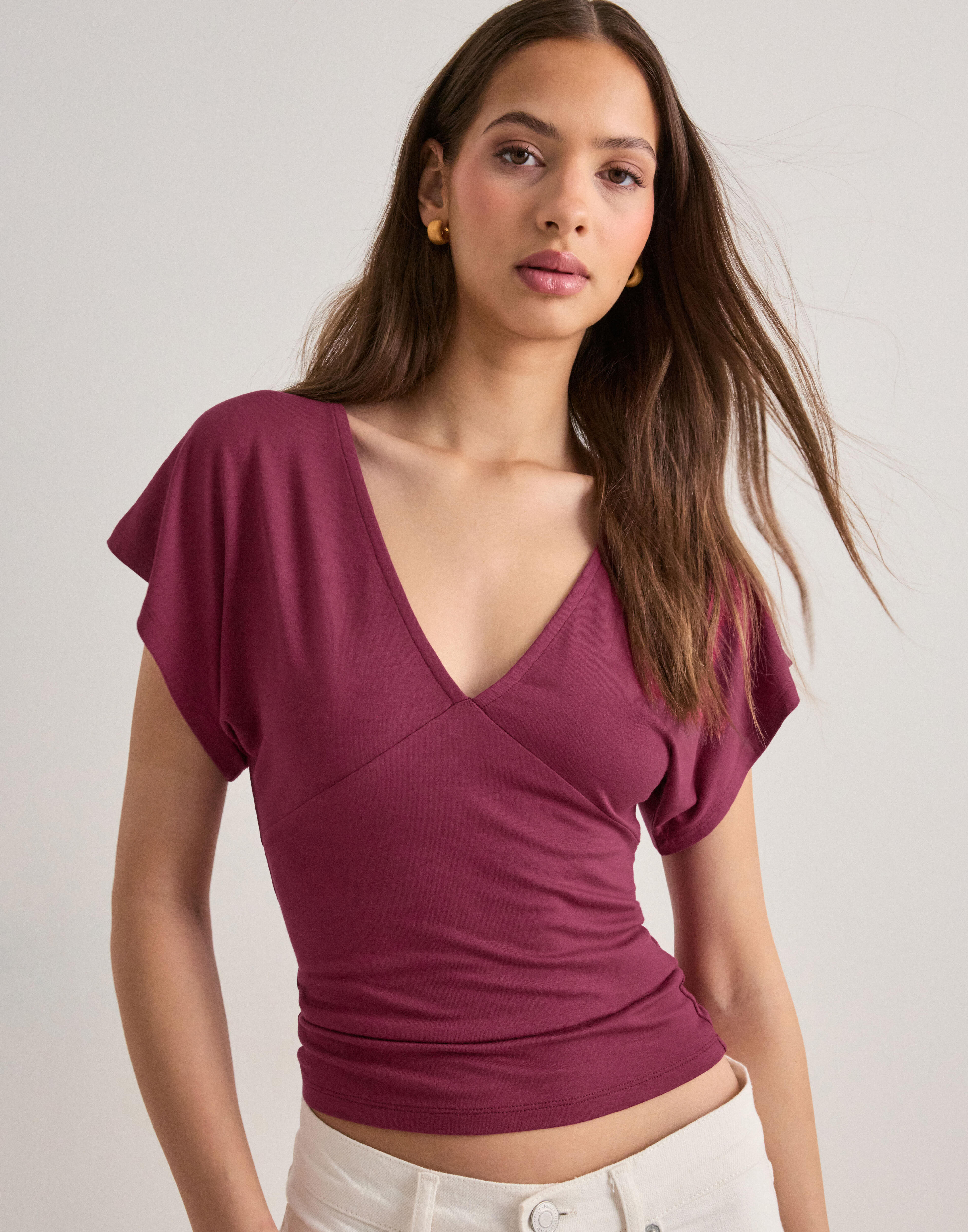 Soft Plunge Top