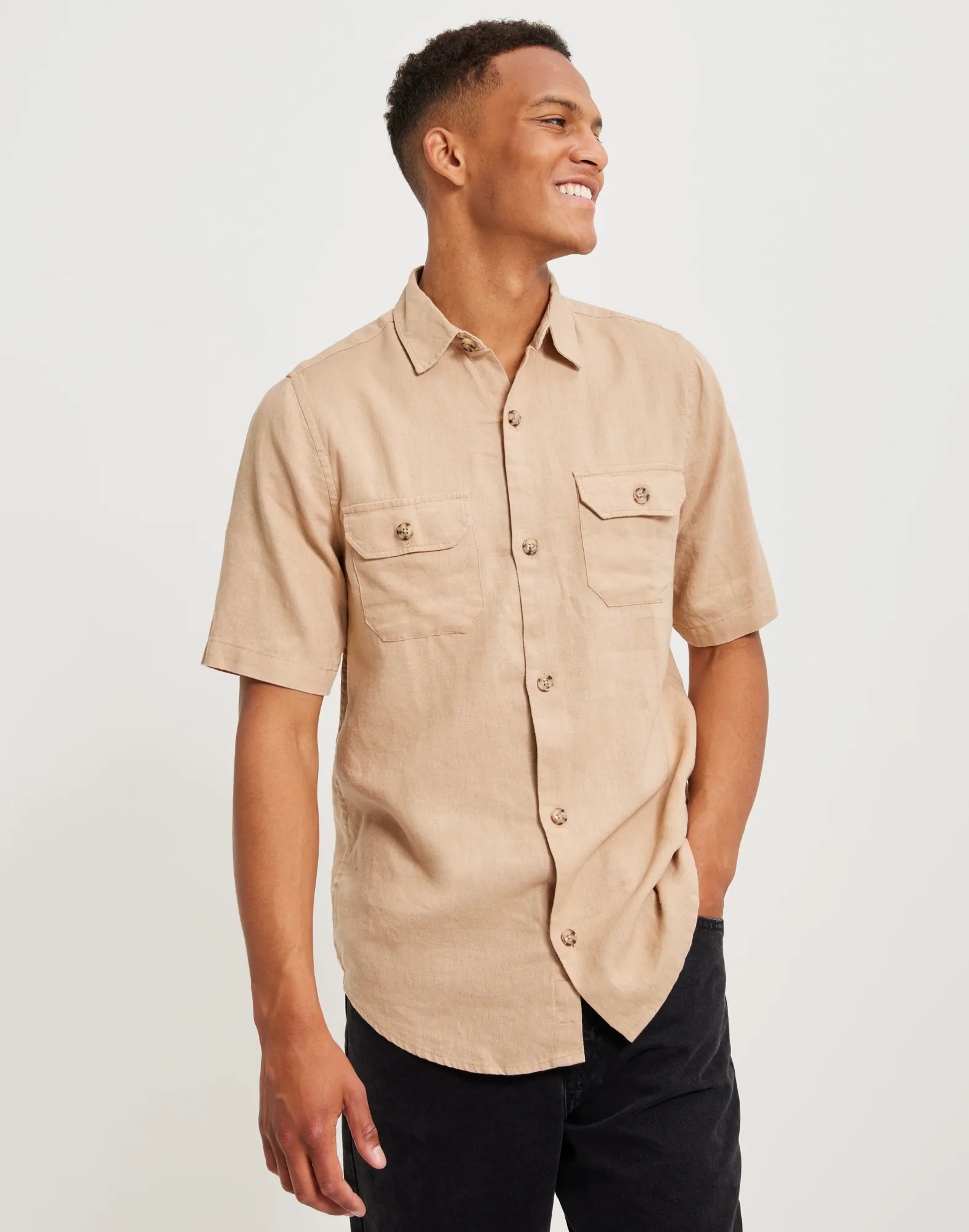 DP RAVA LINEN SS SHIRT