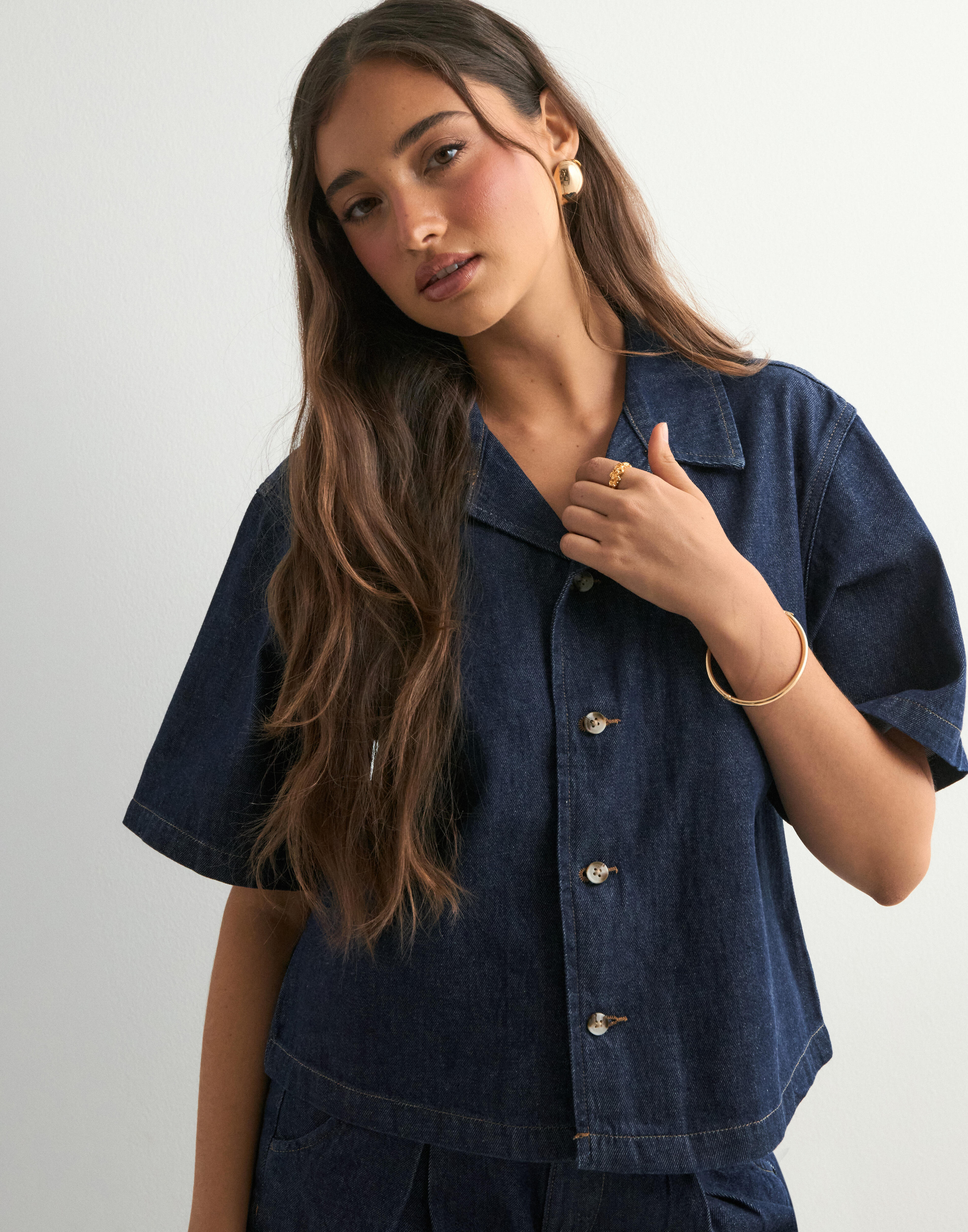 Buy Only ONLZAZIMA L/S LOOSE SHIRT WVN - Chambray Blue Buy Only ONLZAZIMA L/S LOOSE SHIRT WVN - Chambray Blue