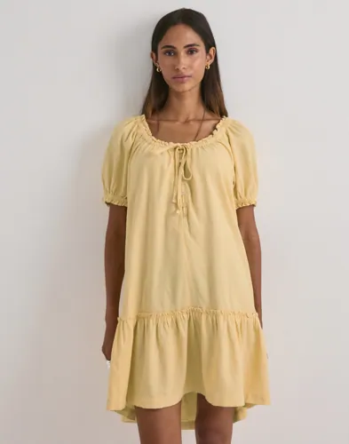 ONLY Onlgoa Ss Linen Short Dress Cc Pnt sommarklänningar dam – bild 3