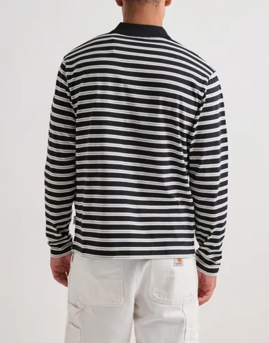 JACK & JONES Jorcassis Stripe Polo Ls Långärmad piké pikéer herr – bild 2