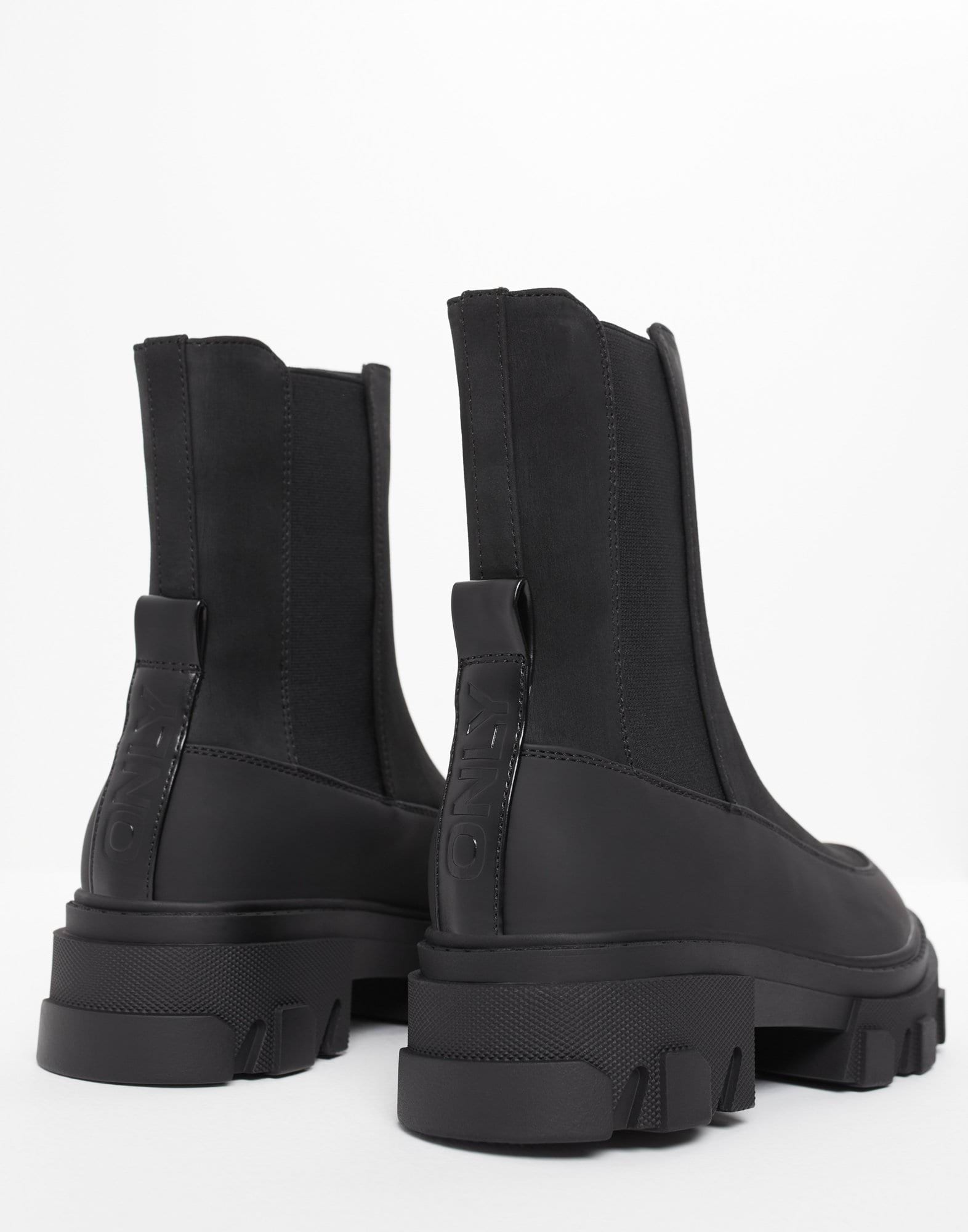 ONLTOLA-1 NUBUCK PU CHUNKY BOOT - N