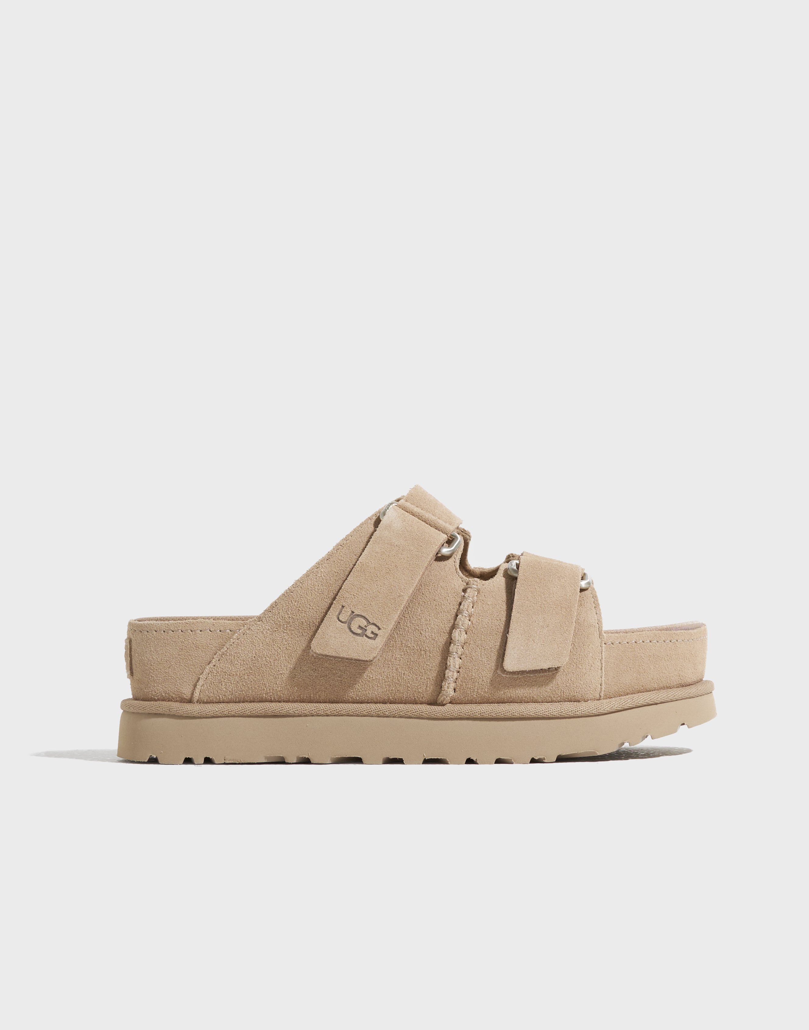 UGG サンダル GOLDENSTAR HI SLIDE UGG Goldenstar Hi Suede Platform Slide Sandals | Dillard's