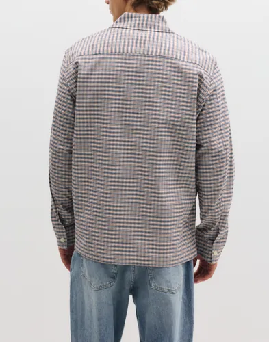 Selected Men Slmrlxsvend Rick Brushed Ox Light O Rutiga skjortor oxfordskjortor herr – bild 3
