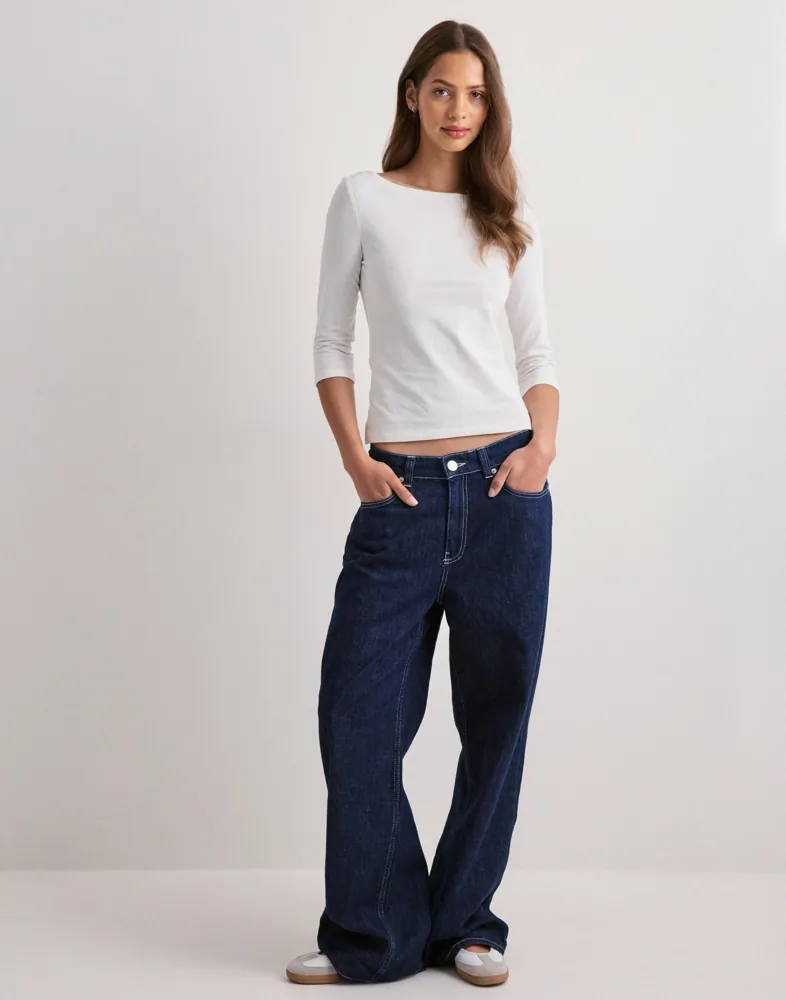 Nelly Perfect Basic Half Sleeve Top toppar & linnen dam – bild 3