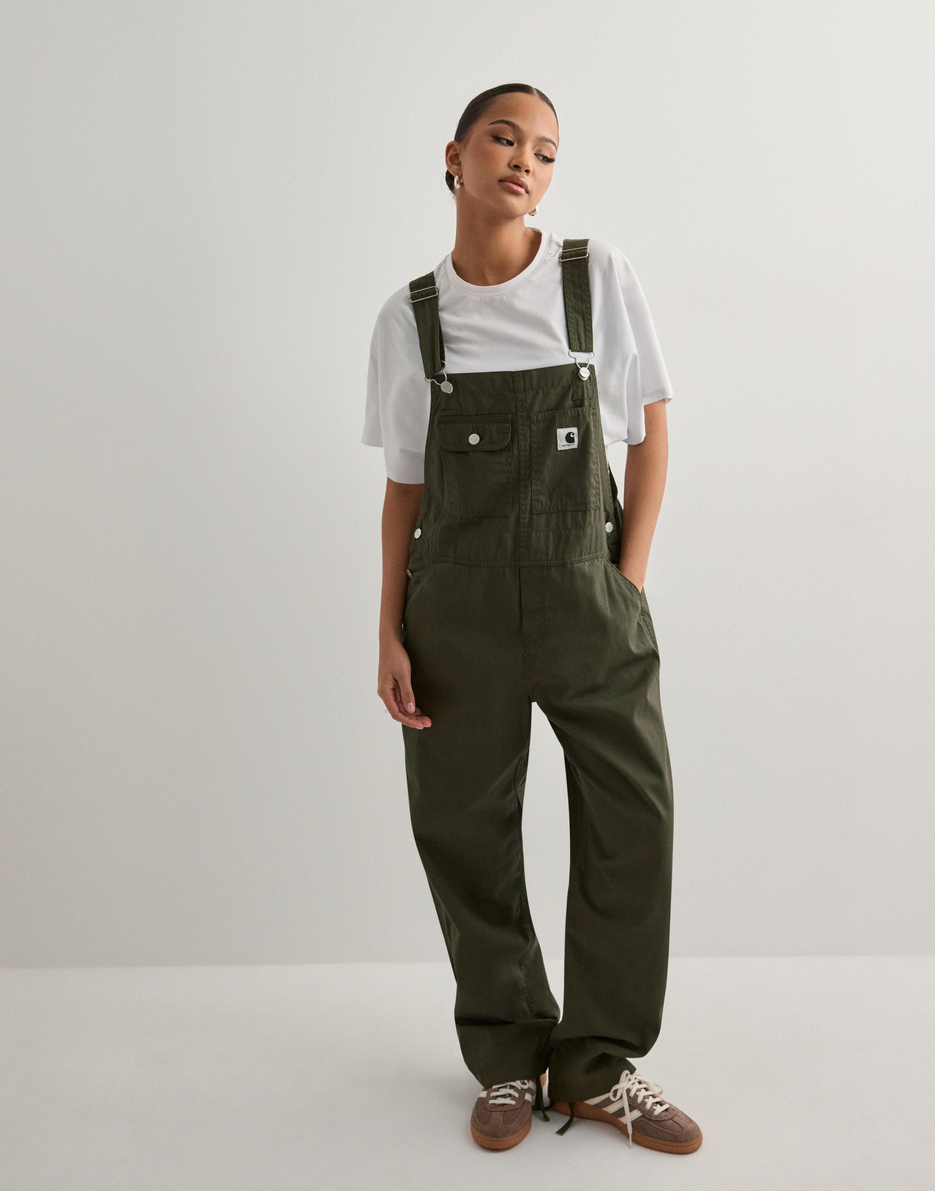 Carhartt WIP - Grøn - W' Harlington Bib