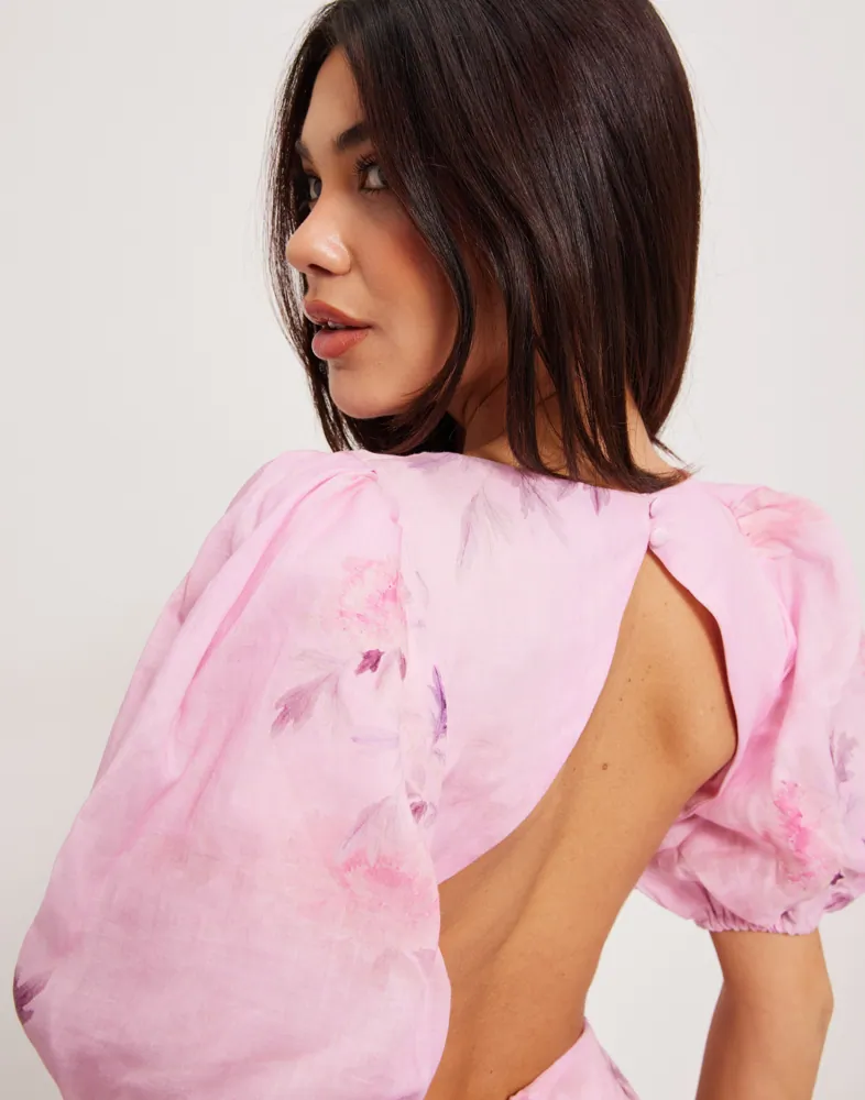 Buy Bardot MALINA FLORAL MIDI DRESS - Pink floral | Nelly.com
