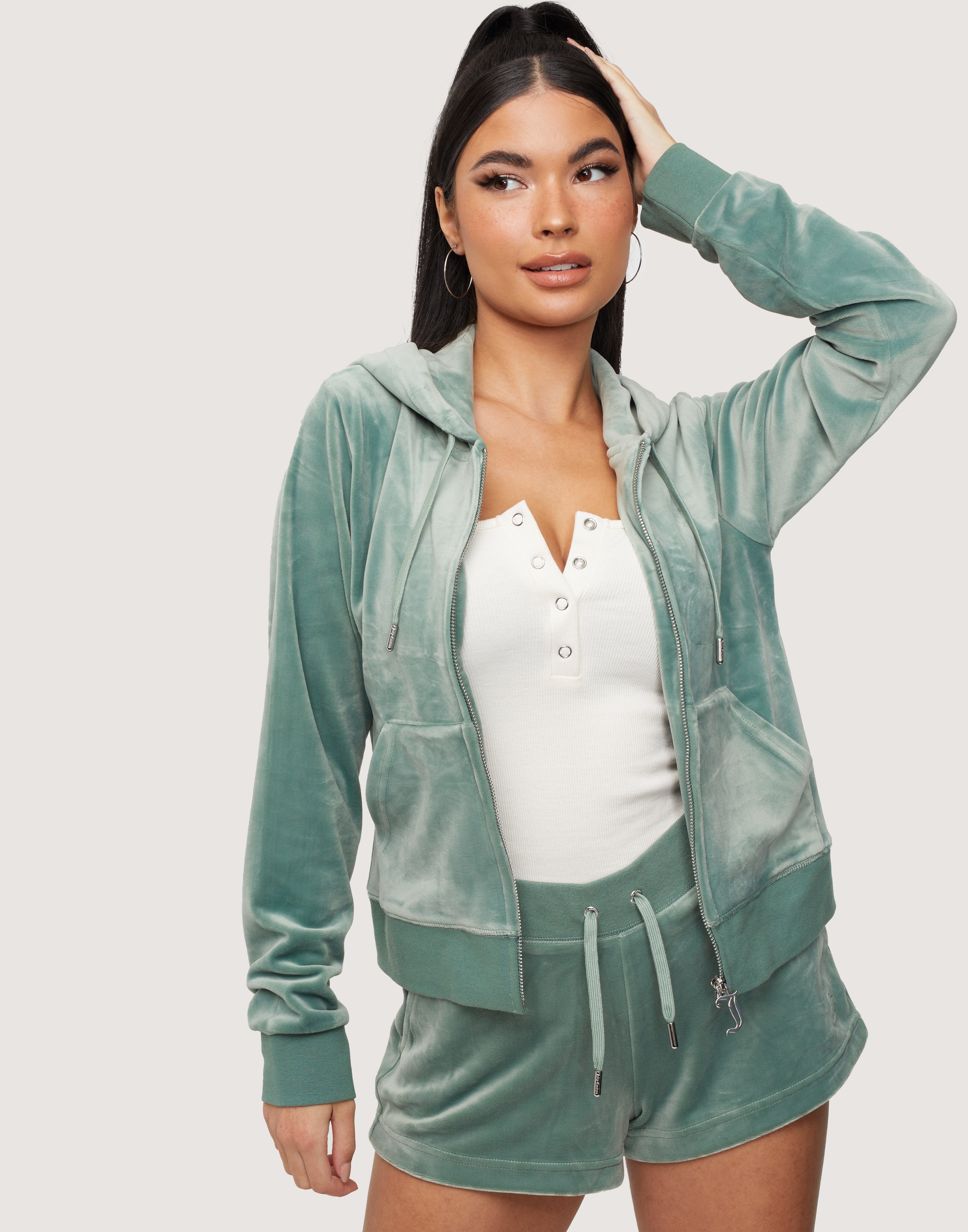 Buy Juicy Couture ROBERTSON HOODIE Chinois Green Nelly