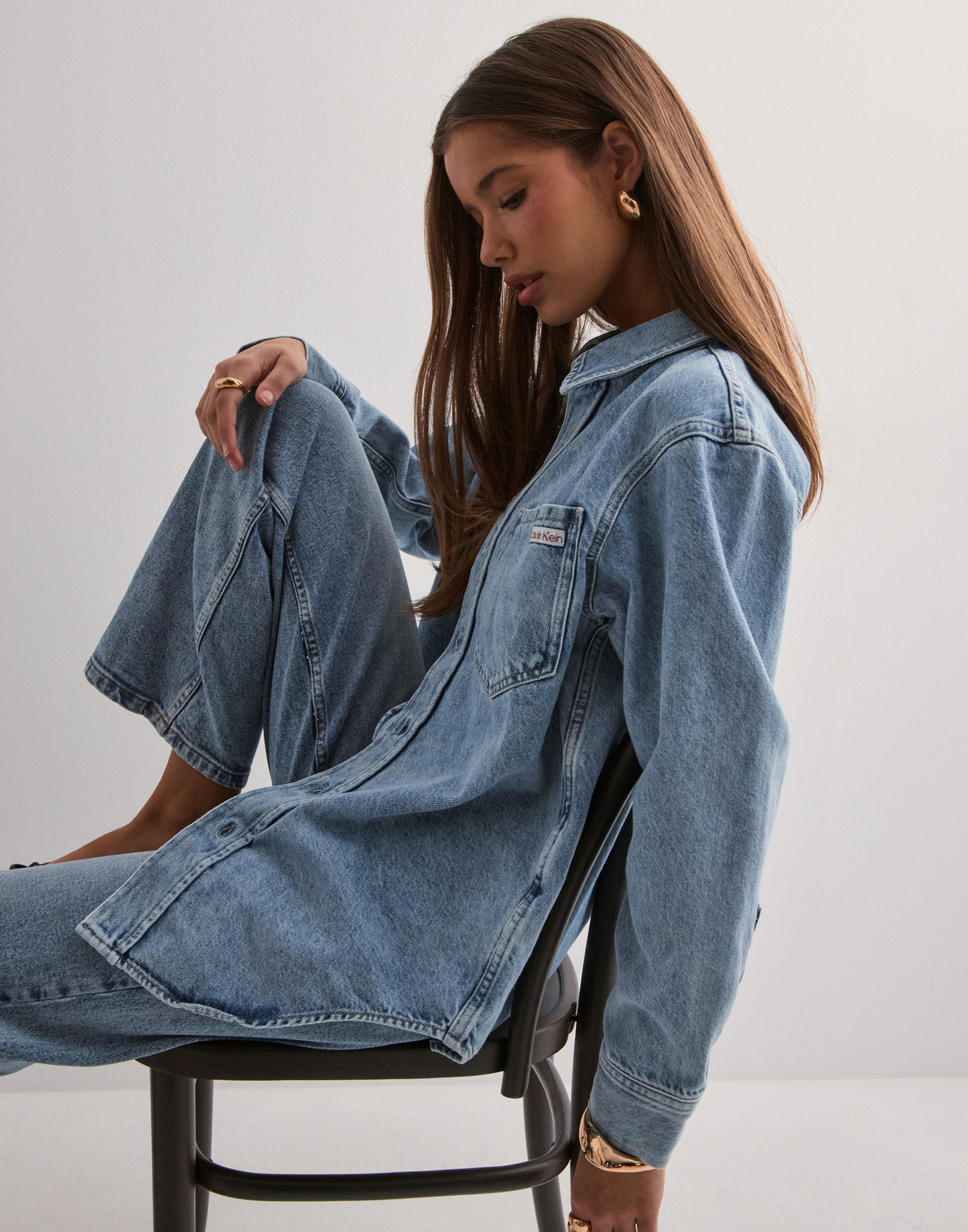 Buy Calvin Klein Jeans DAD DENIM SHIRT - *NY*Denim Light