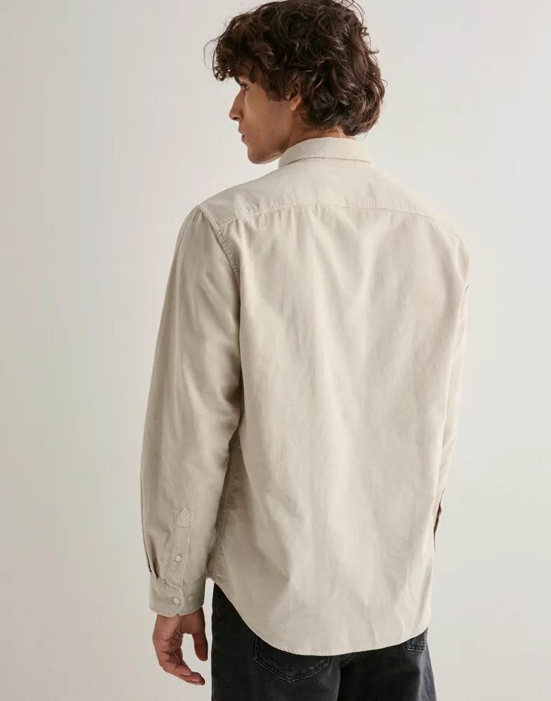 Selected Men Slhregdanni Cord Bd Ls Shirt Noos Manchesterskjortor skjortor & blusar herr – bild 3