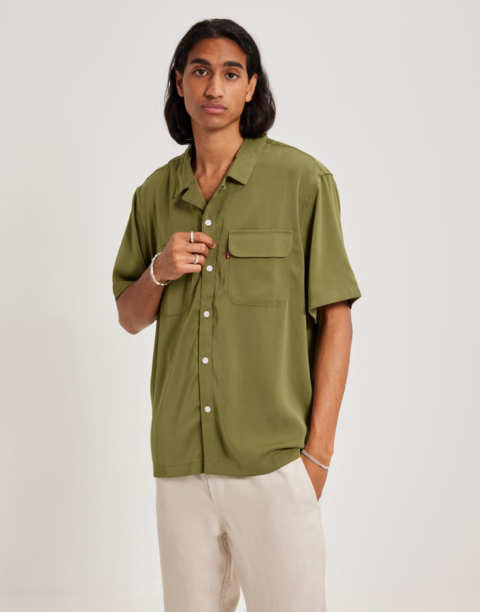 SS PAJAMA SHIRT MARTINI OLIVE