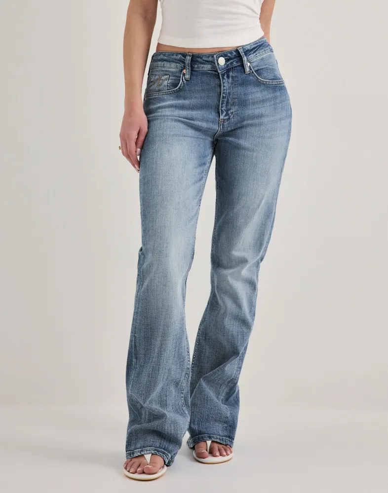 Nelly Soft Bootcut Jeans dam – bild 3