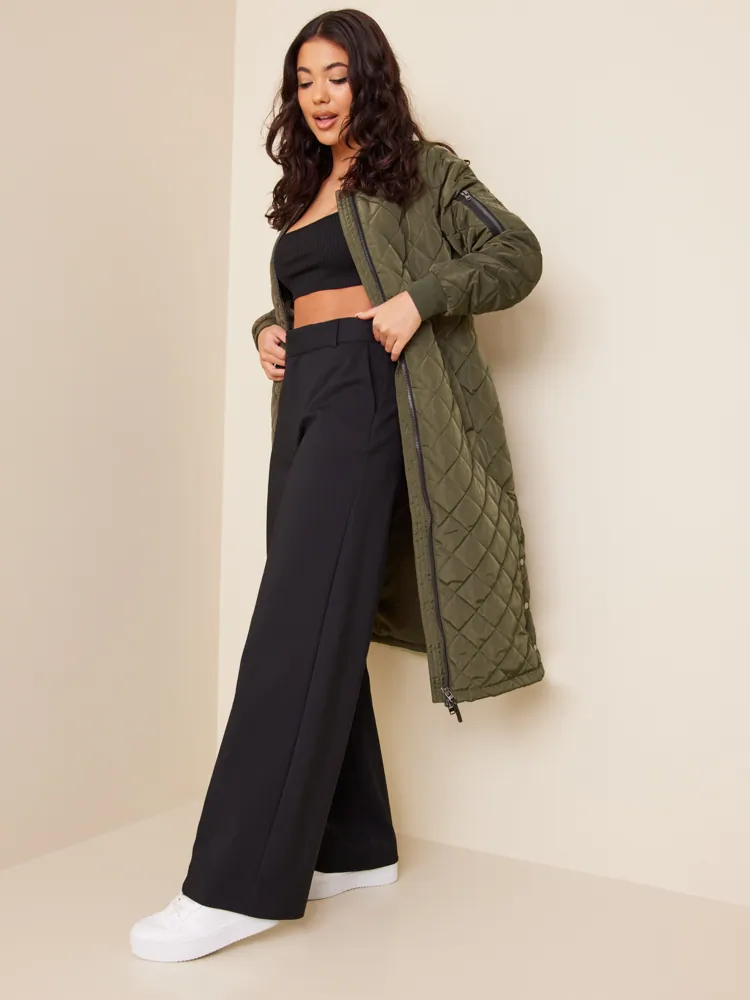 x-girl Faded Rib Sleeve Jacket M ネイビー X-girl LONG RIBBED JACKET