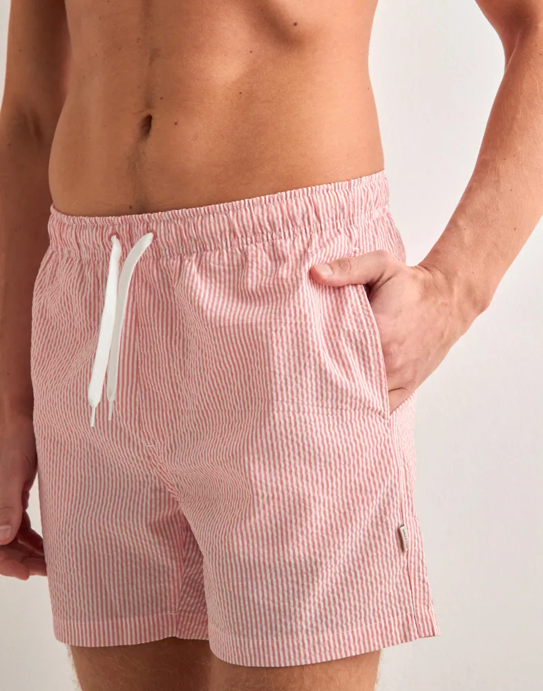 ONLY & SONS Onsted Stripe Seersucker Swim Noos Badbyxor herr – bild 2