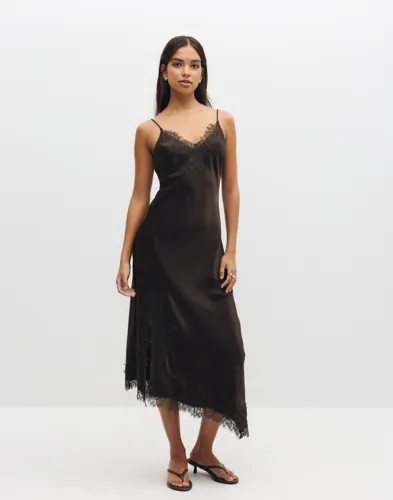 Vmcharm Singlet 7/8 Lace Dress Wvn