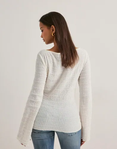 Nelly Elegant Structure Ls Top långärmade t-shirt dam – bild 3