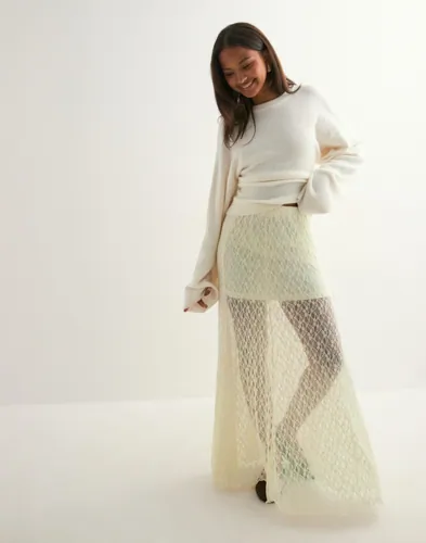 NEO NOIR Mariya Lace Skirt maxikjolar dam – bild 2