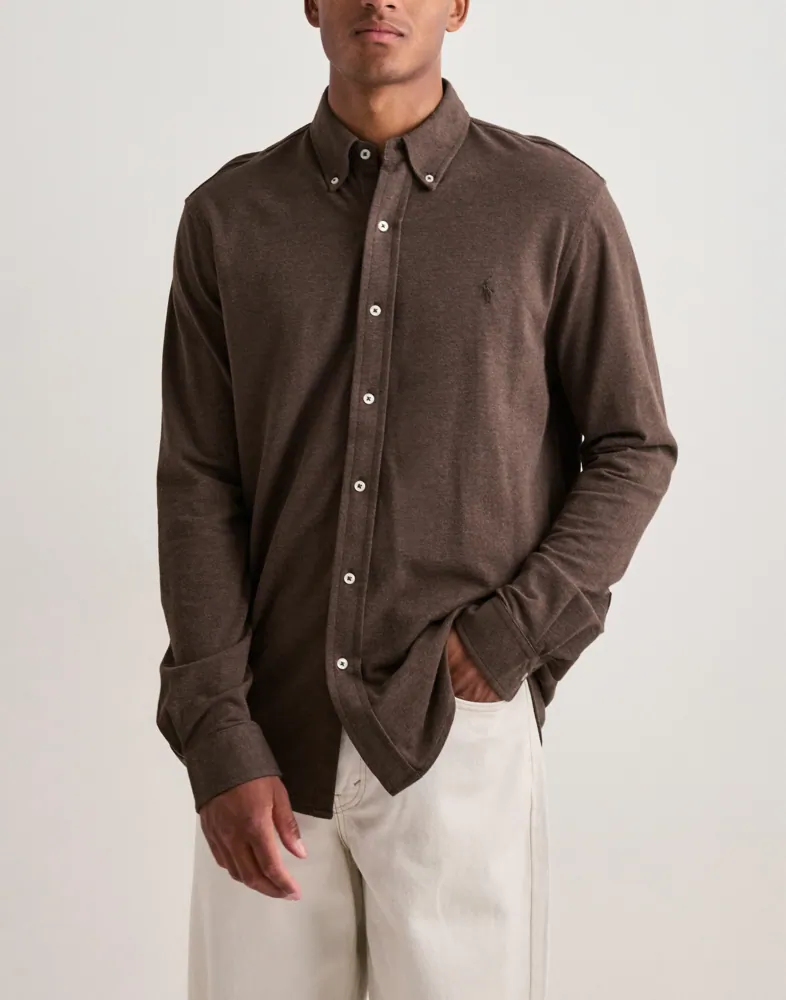 Lsfbbdm5-long Sleeve-knit Enfärgade skjortor