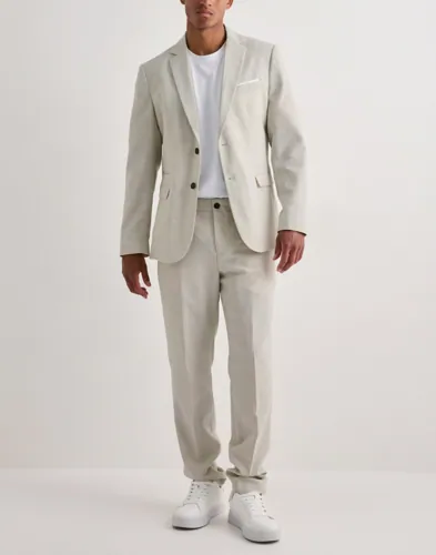 Selected Men Slhslim-Oasis Linen Blz Noos Kavajer bomberjackor herr – bild 3
