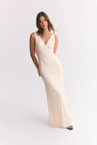 Nelly Stunner Satin Dress maxiklänningar dam – bild 2