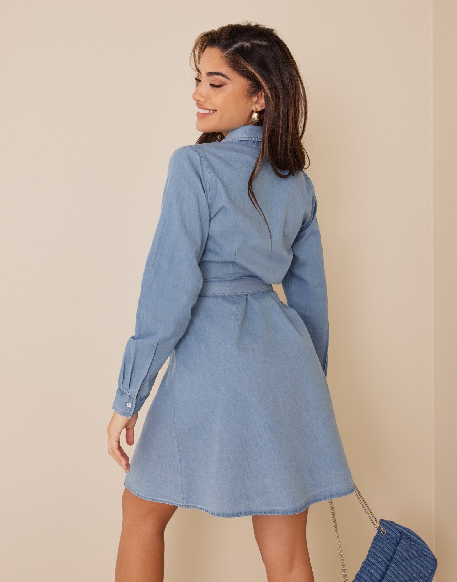 SLFTAMMY LS SHORT SHIRT DRESS NOOS