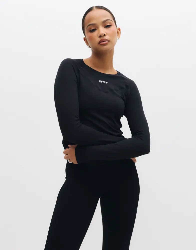 Aimn Women's Soft Basic Long Sleeve t-shirts – bild 2