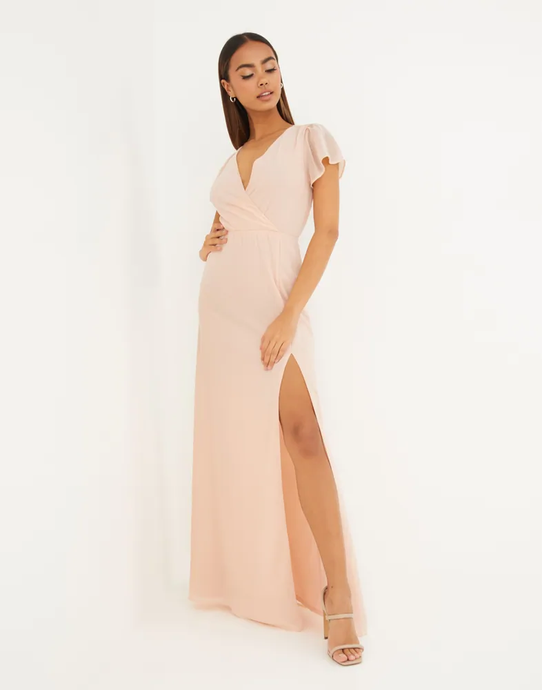 Buy Nelly All Day Dress - Dusty Pink | Nelly.com