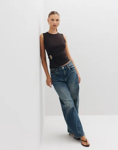 ONLY Onlhaze S/L Buckle Top Jrs toppar dam – bild 2