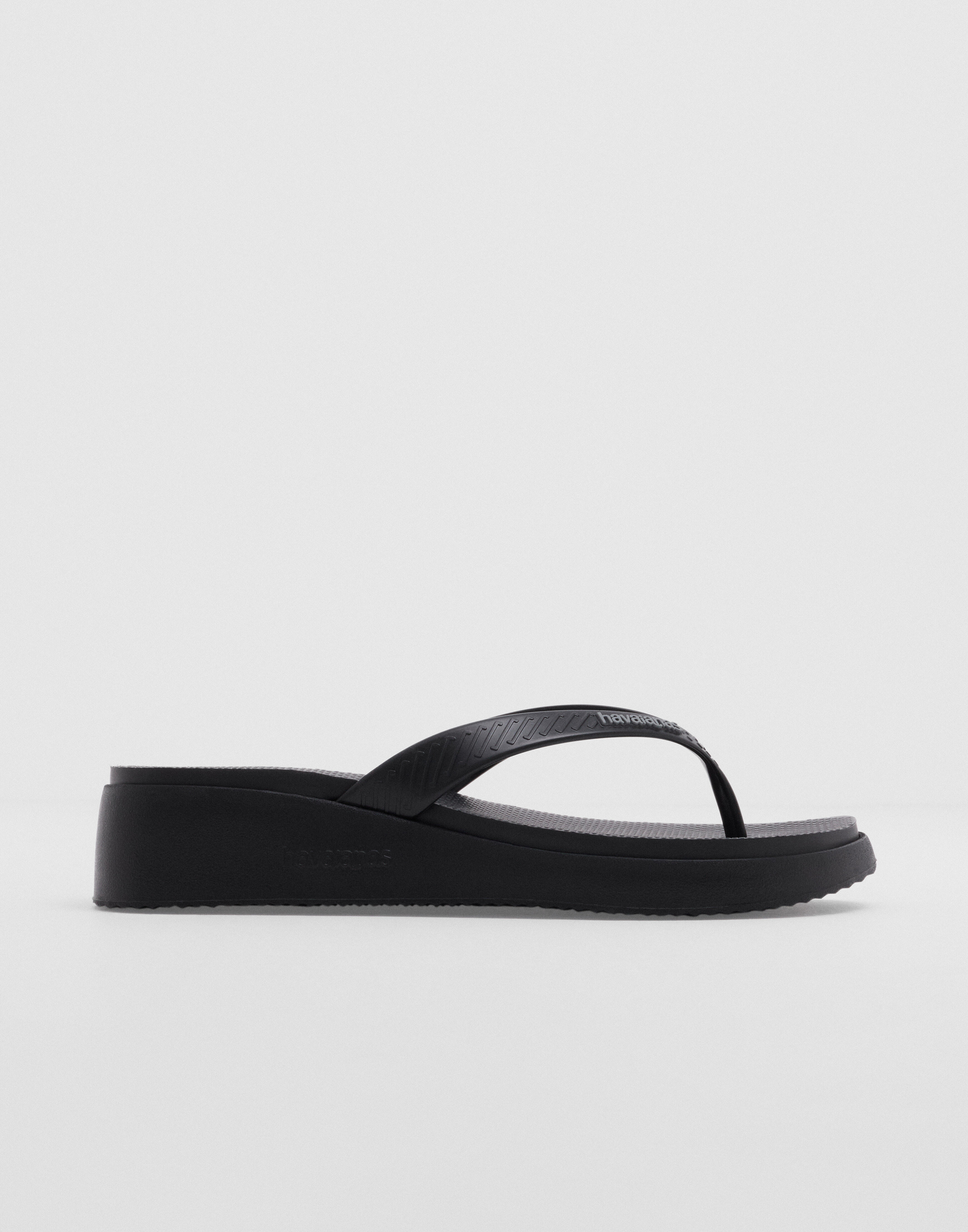 Buy Havaianas Hav. High Platform Ii - Black | Nelly.com