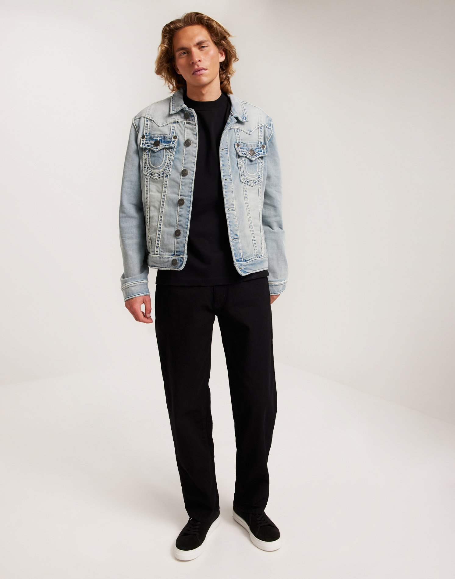 Buy True Religion JIMMY JACKET ROPE STITCH - Light Wash | NLYMAN