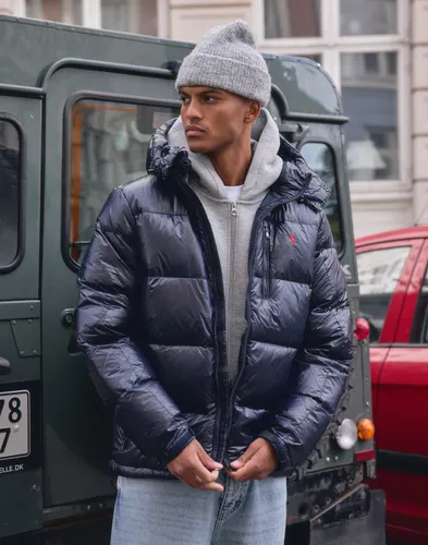 Polo Ralph Lauren The Gorham Glossed Down Jacket Vinterjackor Blå