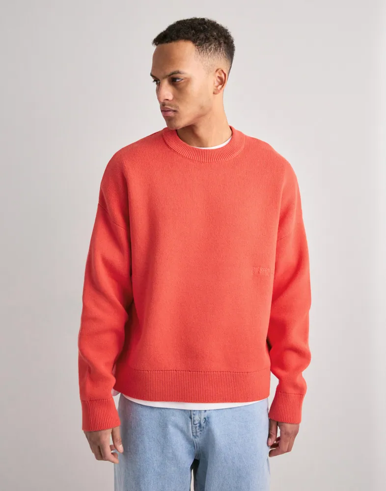 Connor Cotton Knit Stickade tröjor